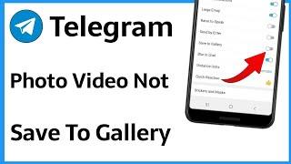 How to save telegram video in phone gallery | how to save telegram photos in gallery