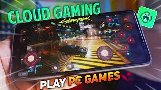 Trying NEW Cloud Gaming App From PLAYSTORE* | Play All PC Games