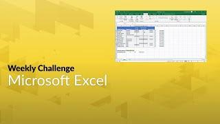 [Solution] GoSkills Excel Challenge 6 - April 2021 - with Claudia Buckley