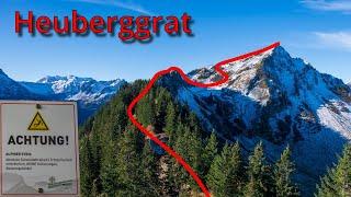 Alpiner Steig oder Feierabendrunde? Über den Heuberggrat zum Walmendinger Horn - 4k