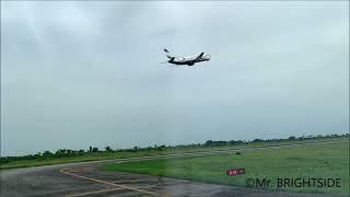 AIR PEACE TAKING OFF FROM PORT HARCOURT