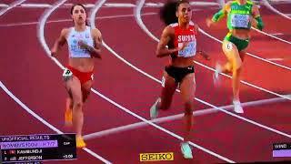 Mujinga Kambundji wins heat 7 in 10.92s | World Championship 2022