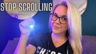 ASMR The MOST detailed EYE EXAM ‍️Doctor ROLEPLAY using Latex Gloves  Light Triggers  