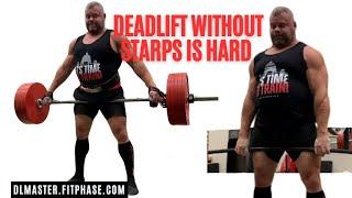 DEADLIFT without straps... really hard for me