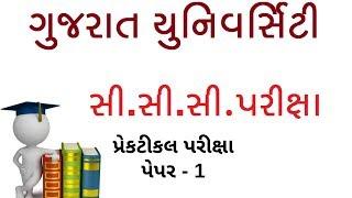 Gujarat University CCC Practical Paper - 1 | GU CCC Practical Exam | GU CCC Practical Video