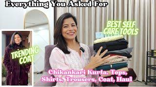 Chikankari Kurta, Tops, Shirts, Trousers, Coats, Winter Essential Self Grooming Tools l Dream Simple