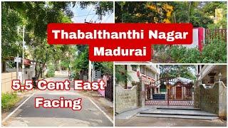 Land For Sale in 5.5 Cent East Facing Thabalthanthi Nagar Near Vishwa Shanti Bhawan madurai #home