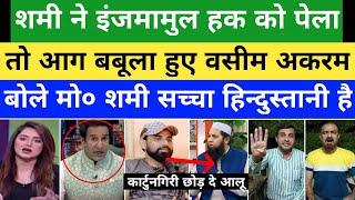 Wasim Akram Angry On Inzamam-ul-Haq| Shami Destroyed Injmanul Ball Tempering Statement| Pak Reacts