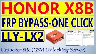 Honor X8B (LLY-LX2) FRP Bypass By Sigma Plus
