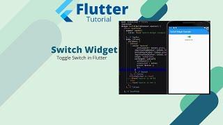 Flutter Tutorial - Switch Widget in Flutter || Toggle Switch in Flutter