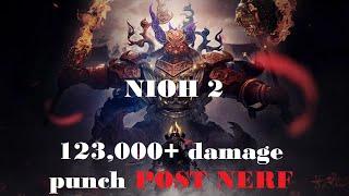 Nioh 2 - 123,000+ damage punch post nerf