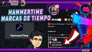 🟣 HammerTime - Marcas de tiempo en  Discord  JKamiGod