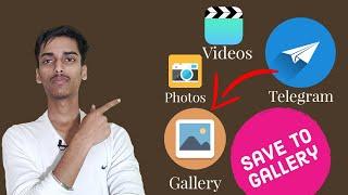 How to save or download Telegram Videos, photos on gallery || Tech Flare