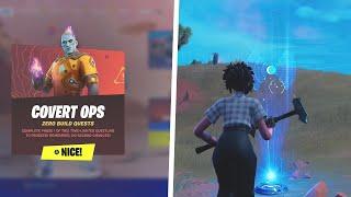 Establish a device uplink in Zero Build - Fortnite Covert Ops Quest