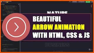 Beautiful Arrow Animation Design With HTML, CSS & JavaScript | Code Learning Studio