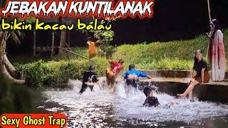 Jebakan Kuntilanak Kacau Balau || Prank Viral Lucu Ngakak || New Ghost Trap