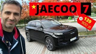 Jaecoo 7 - chiński SUV 4x4 ( od 139 900 zł)