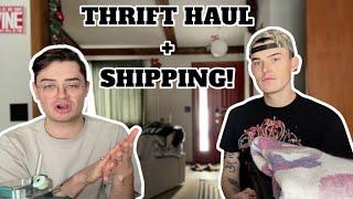 Goodwill Bins Thrift Haul + Ship With Us! Work With Me to Wrap Up Final Holiday Business Prep!