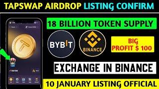 Tapswap Airdrop Listing Date | Token Supply | Token Price | Tapswap Airdrop New Update