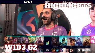 GX vs SK - Highlights | Week 1 Day 3 LEC Summer 2024 | GIANTX vs SK Gaming W1D3