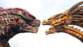 EVOLVED GODZILLA vs GHIDORAH/SAVAGE ACRO/SAFI and More | ARK Kaiju Battle