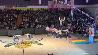 All-Male Dance Group Performs At Rally