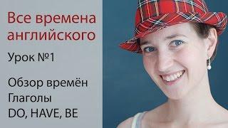 Урок 1. Система времён английского языка. Спряжение глаголов DO, HAVE, BE