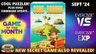 Evercade Game Of The Month Sept 2024 Soko Banana! Plus Huge FIRMWARE Update inc. NEW Secret Game!