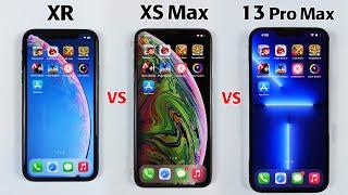 iPhone XR vs XS Max vs 13 Pro Max SPEED TEST 2022 - Which is BETTER in 2022?