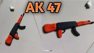 Diy Ak 47 gun  making with Air dray clay.