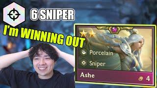 THE 6 SNIPER WIN-OUT! Did Riot Over-Buff 6 Snipers? I Set 11 TFT