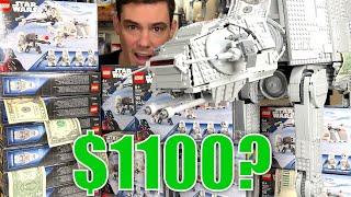 I Spent $1100 to fill the LEGO Star Wars UCS AT-AT...