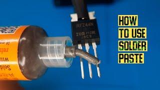 How to Use Solder Paste (soldering SMD chips with hot air)