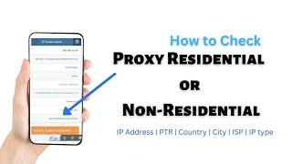 How to Check Proxy Residential or Non-Residential | USA IP |