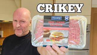 Had To Try BEEF LORNE SAUSAGE New in Aldi