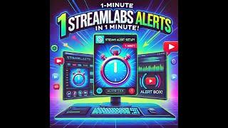 How to Add Streamlabs Alerts FAST! (1-Minute Tutorial)