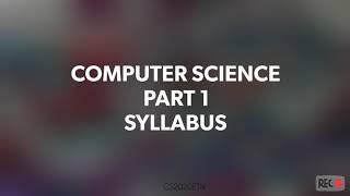 Computer Science Part 1 Syllabus | Class 12 | Computer Science Hsc Maharashtra Board