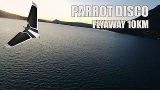 Parrot Disco FlyAway 10km without control [Narated FR]