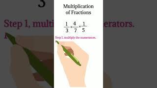 Trick of Multiplying Fractions|#multiply |Multiplication Trick of Fractions| Meemak Academy|#shorts