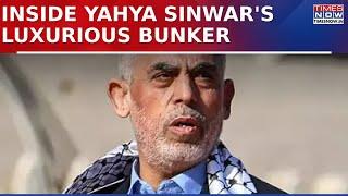 Bunker Of Hamas Leader Yahya Sinwar Reveales His Lavish Life, Contrary Of People Living In Gaza