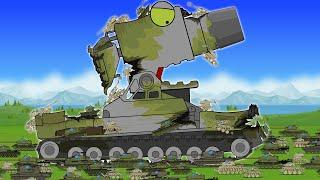 CARLZILLA Monster vs 1000 ZOMBIES! - Cartoons about tanks