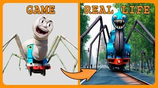 Spider Thomas Monster In Real Life / All Eat Monster / Guess The MONSTER'S VOICE