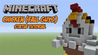 Minecraft Tutorial: Chicken (Fall Guys: Ultimate Knockout) Statue