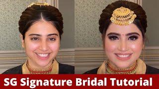 How to do SIGNATURE BRIDAL makeup by @Sakshi Gupta Makeup Studio & Academy in simple steps
