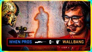 WHEN CS:GO PROS WALLBANG