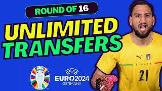 EURO 2024 FANTASY MD4 (ROUND OF 16) UNLIMITED TRANSFERS | FANTASY EURO 2024 TIPS