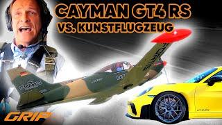 Die Mega-Challenge  Porsche 718 Cayman GT4 RS ️ vs. Kunstflugzeug ️ | GRIP