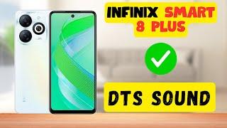 DTS Sound Infinix Smart 8 Plus || How to use DTS sound || DTS sound settings