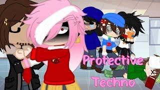 Protective Techno | Jschlatt and Technoblade | Highschool AU | Calling them BarDuo