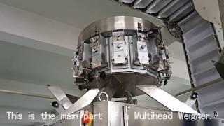 How to install a multiheads weigher of a packing machine- 14 heads weigher 2.5L- Part 1